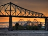 Pont Jacques Cartier and La Ronde, Montreal, Quebec, Canada