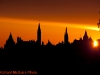 Canada's Parliament buildings at sunrise