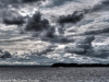 Storm clouds over the Ottawa River