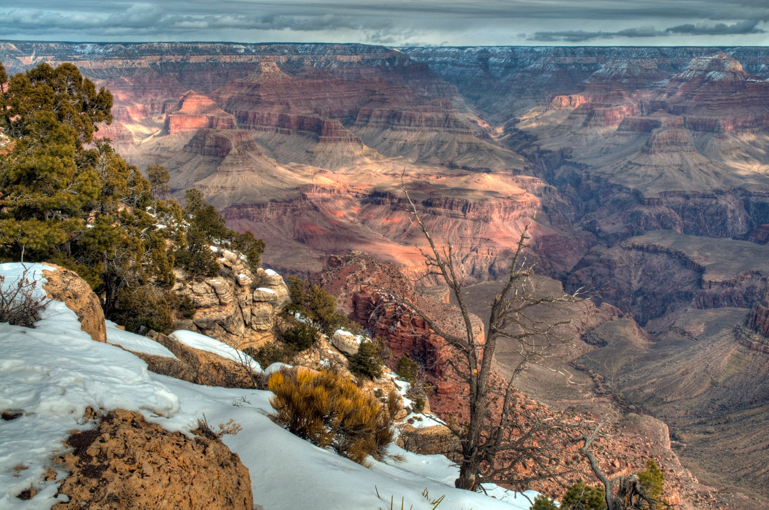 Grand Canyon, Arizona, in winter