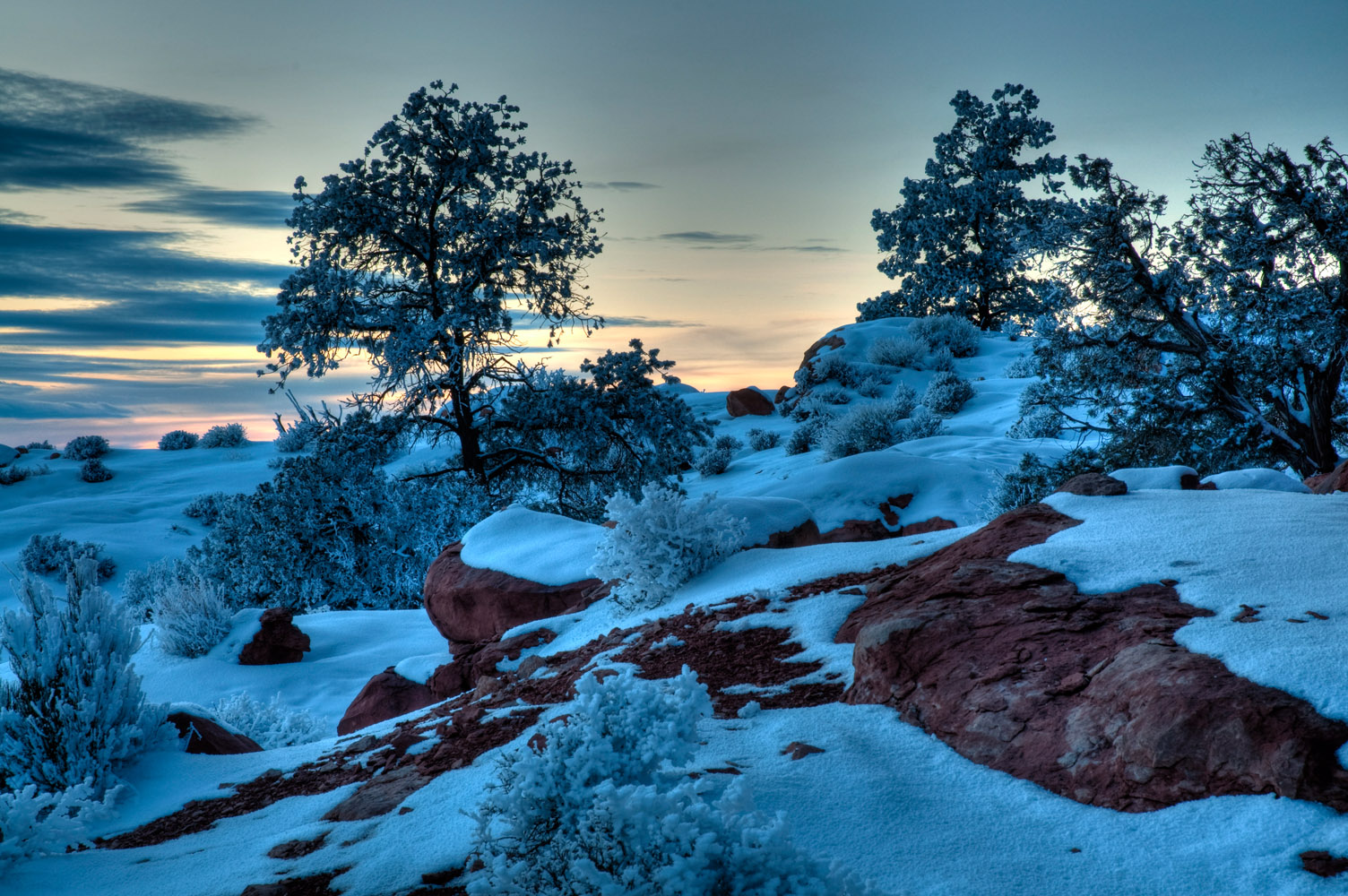 Evening at Arches National Park, Utah