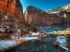 Winter in Zion National Park, Utah