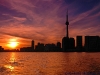 Skyline at Sunset, Toronto, Ontario